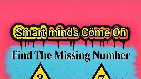 Can You Crack This Triangle Puzzle? Find the Missing Number! 🧠 #LogicPuzzle