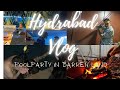 Hydrabad pool party travel vlog  tandoori  self tandoor  priyanka bora