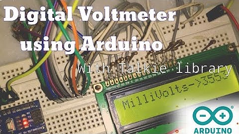 How to make a Digital Voltmeter using Arduino | With Talkie library | Smart Voltmeter