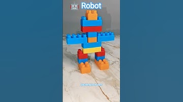 Satisfying Diy Building Blocks Robot | Building Blocks ASMR #asmr #asmrsounds #shorts #shortvideo
