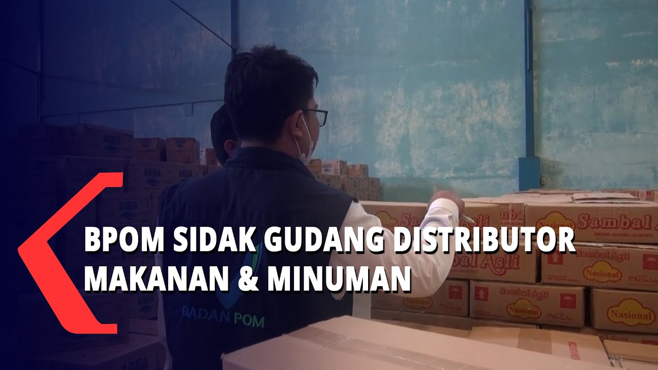 BPOM Gorontalo Sidak Gudang Distributor Makanan dan Minuman 