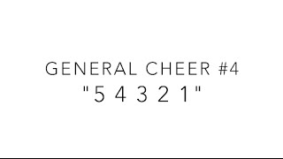 General Cheer #4- 5 4 3 2 1