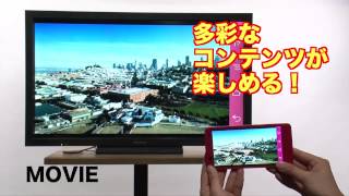 スマホが大画面テレビで楽しめる、Miracastレシーバー！