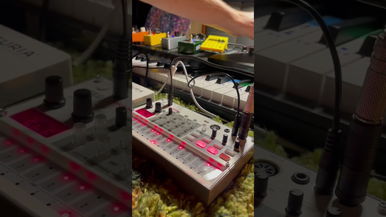ambient evening music with korg volca sample