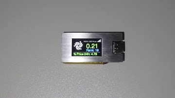 IOTA price ticker V2 - MIOTA USD - ESP32 TTGO T-Display with 1.14"  Display (preview)