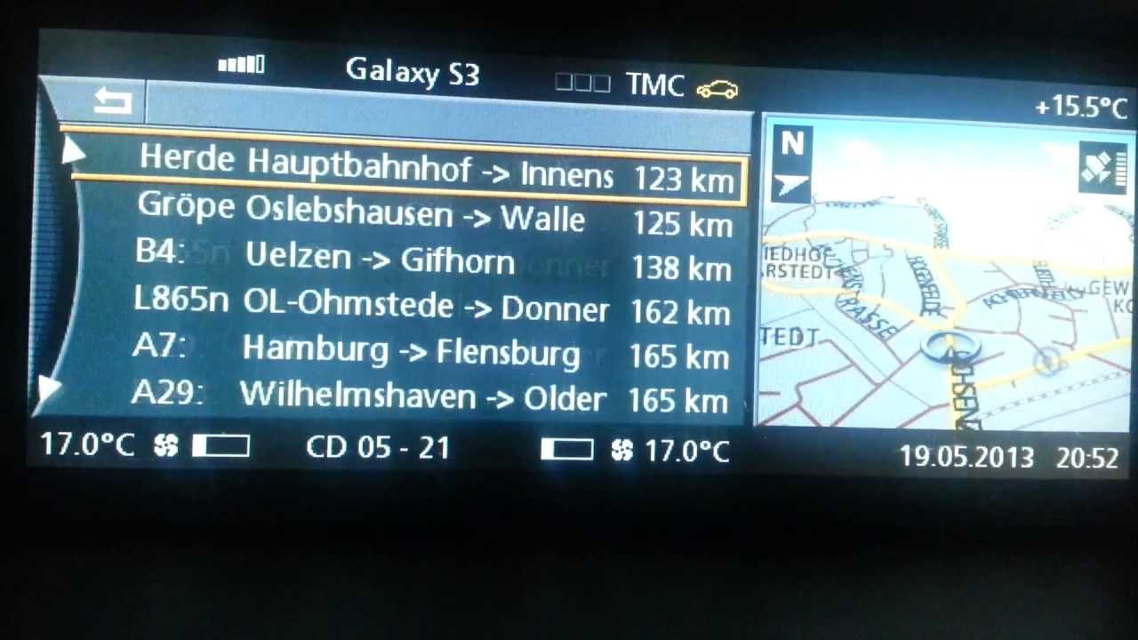 Aux bmw e66