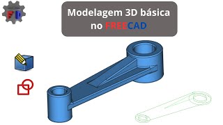 FreeCAD para iniciantes | Modelando uma peça no FreeCAD | PartDesign