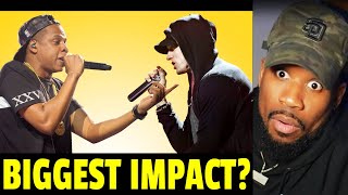 WHO HAD THE BIGGEST IMPACT ON HIP HOP - JAYZ OR EMINEM