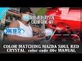 PAANO TIMPLAHIN TO MAZDA SOUL RED #CANDYTONE #RED