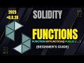 Functions in Solidity Explained | Beginner’s Guide with Examples (For Beginners)