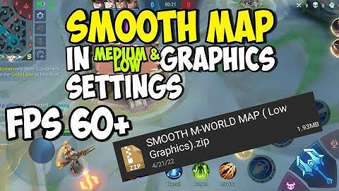 MLBB M World Smooth Map - Fix Lags & FPS drop/Fix Spawn Delay | MLBB 60 fps Map Patch 515