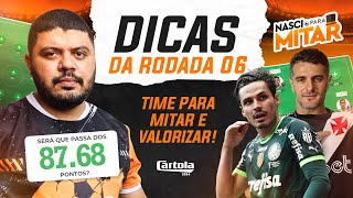 CARTOLA FC 2024 - DICAS RODADA 6 - TIME PARA MITAR RODADA 6. screenshot 1