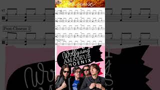Phoenix - 1901  #drumscore #drumsheetmusic #drumtranscription #music #transcription