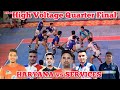 Haryana vs services high voltage kabaddi match  qfinal  70th senior national kabaddi cship2024