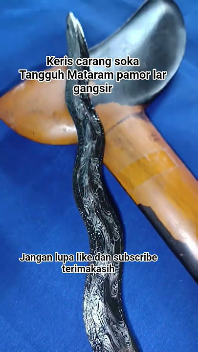 keris carang soka tangguh Mataram pamor lar gangsir 085806325888#pusaka #kerisleluhur#kerisbertuah