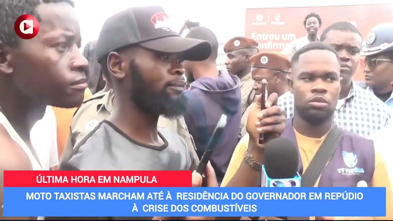 🔴ÚLTIMA HORA:MOTOTAXISTAS MARCHAM ATÉ À RESIDÊNCIA DO GOVERNADOR EM REPÚDIO À CRISE DOS COMBUSTÍVEIS