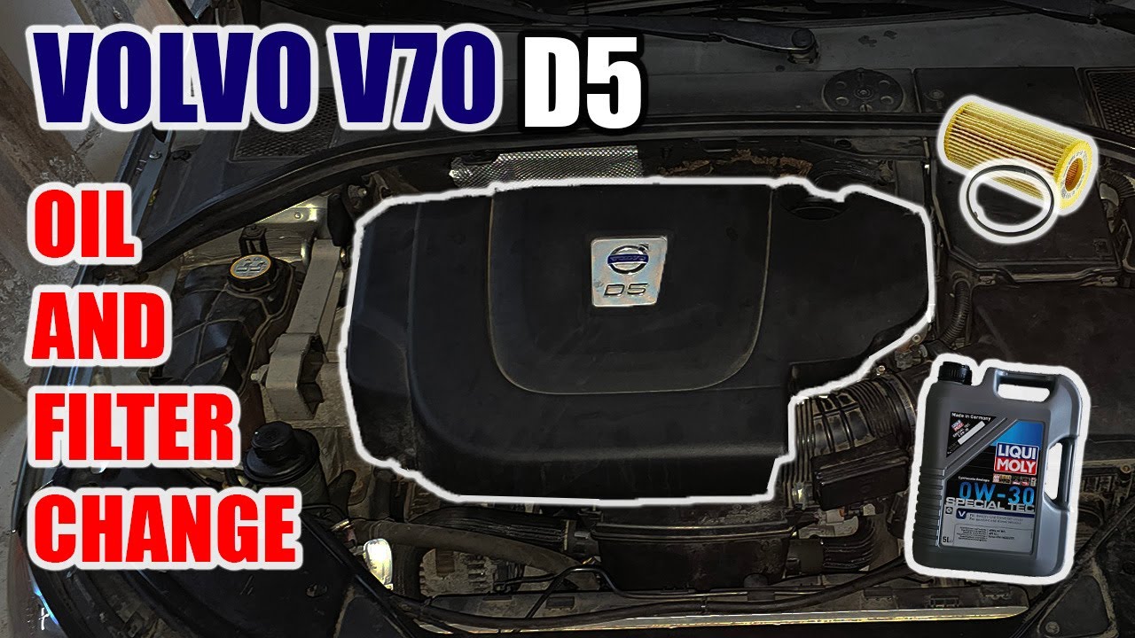 Detailed Engine Oil Change | Volvo V70 2008-2016 2.4D