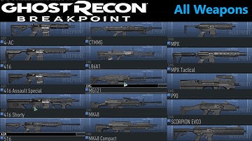 Ghost Recon Breakpoint - All Weapons SHOWCASE (2024)