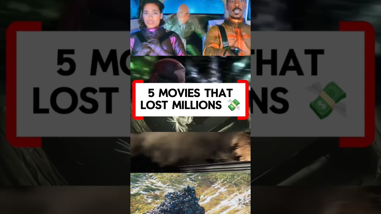 5 Movies That LOST MILLIONS! 💸 #1 Is INSANE #moviefacts #hollywood #boxoffice #shortvideo