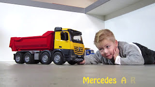 BRUDER Children TOY TRUCKS 🚛 Mercedes Benz Arocs 🚧 Halfpipe Dump Truck 🚧