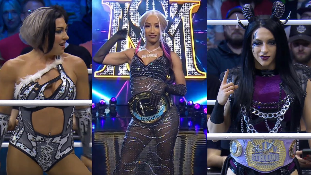 WWE vs. AEW Stephanie Vaquer vs Lady Frost feat. Mercedes Mone - AEW Collision (6/29/24)