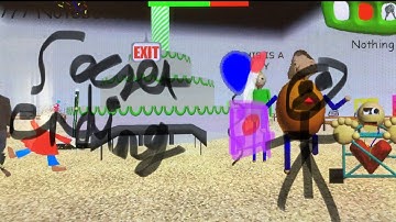 Haroon play Baldi basics 1 year birthday bash secret ending (Baldi basics mod)