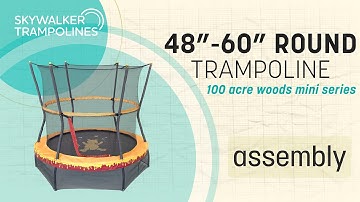 Skywalker Trampolines 48" and 60" Winnie the Pooh Mini Trampoline Assembly Video