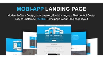 Mobi App Landing Page | Themeforest Website Templates and Themes