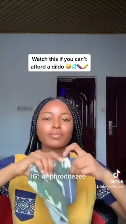 Watch this if you can’t afford a Dildo