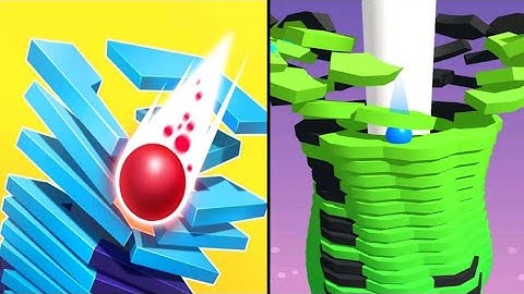 Stack ball blast through platforms pro game / Stack ball 3D game play