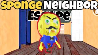 Escape Sponge Neighbor House |(📀)(📀)| - Full Android Gameplay screenshot 5