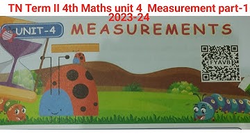 TN Term2 4th maths unit 4 Measurement part-1 Video #4th #math #students #tneducation #samacheerkalvi