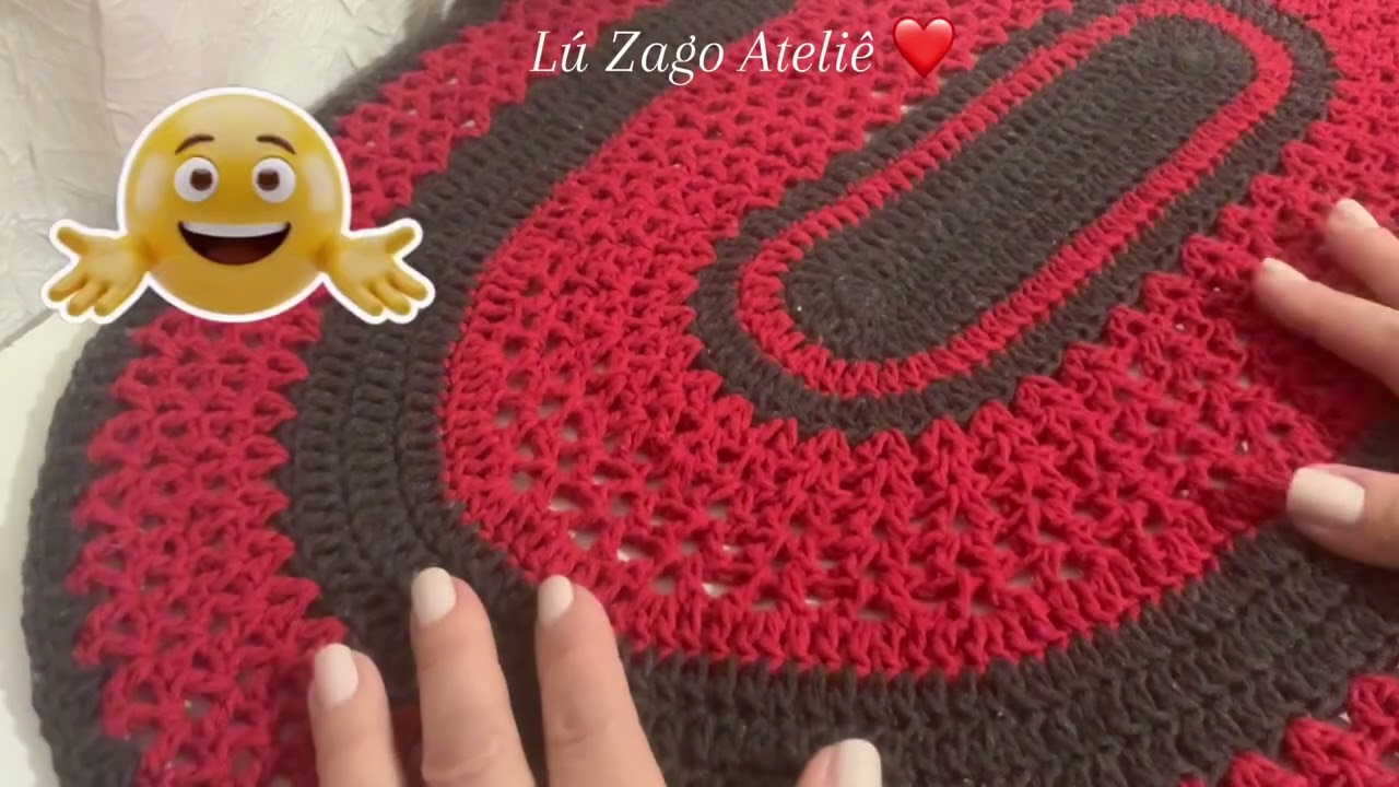 TAPETES ECONÔMICOS FINALIZADOS❤️ @luzagoatelie 