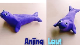 Membuat Anjing Laut Dari Plastisin - Patung Hewan