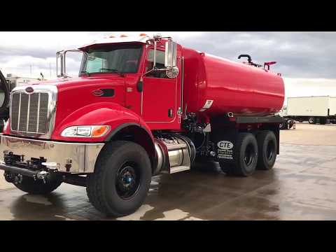 Peterbilt 348 4000 gallon water tanker 