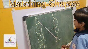Matching Shapes helps build visual perception and thinking skills.