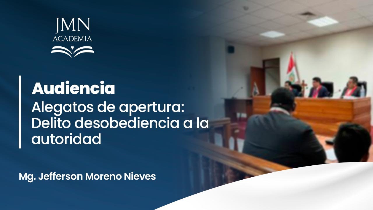 Alegato de apertura - Jefferson Moreno