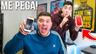 ROMPO EL MÓVIL DE MI AMIGO Y DESPUÉS LE REGALO UN IPHONE 11!