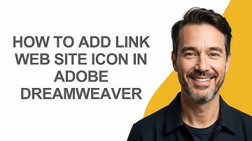 How to Add Link Web Site Icon In Adobe Dreamweaver - KevinHowTo