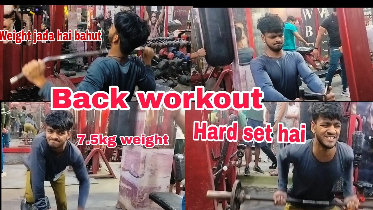 Complete Back work out // Back work out day #workout #backworkout #gym ...
