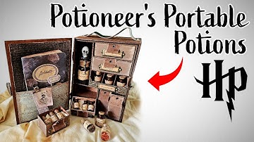 Creating a Harry Potter inspired Portable Potions Box | A Collab with @wizardryworkshop