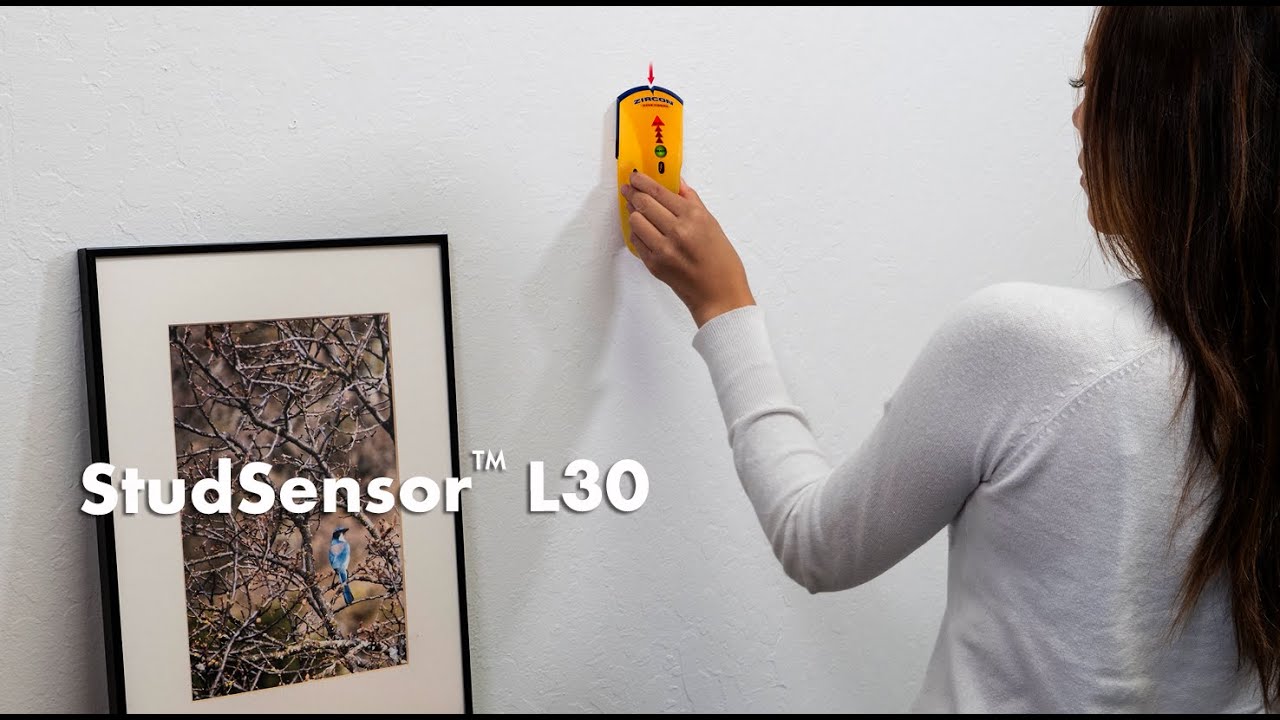 How to Use Zircon StudSensor L30 Stud Finder YouTube