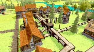 Build a FORTRESS Village Factory in this Promosing NEW City Builder Tycoon Game | Infindustry