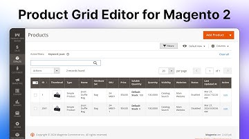 Magento 2 Product Grid Editor – Update Product Details in Seconds