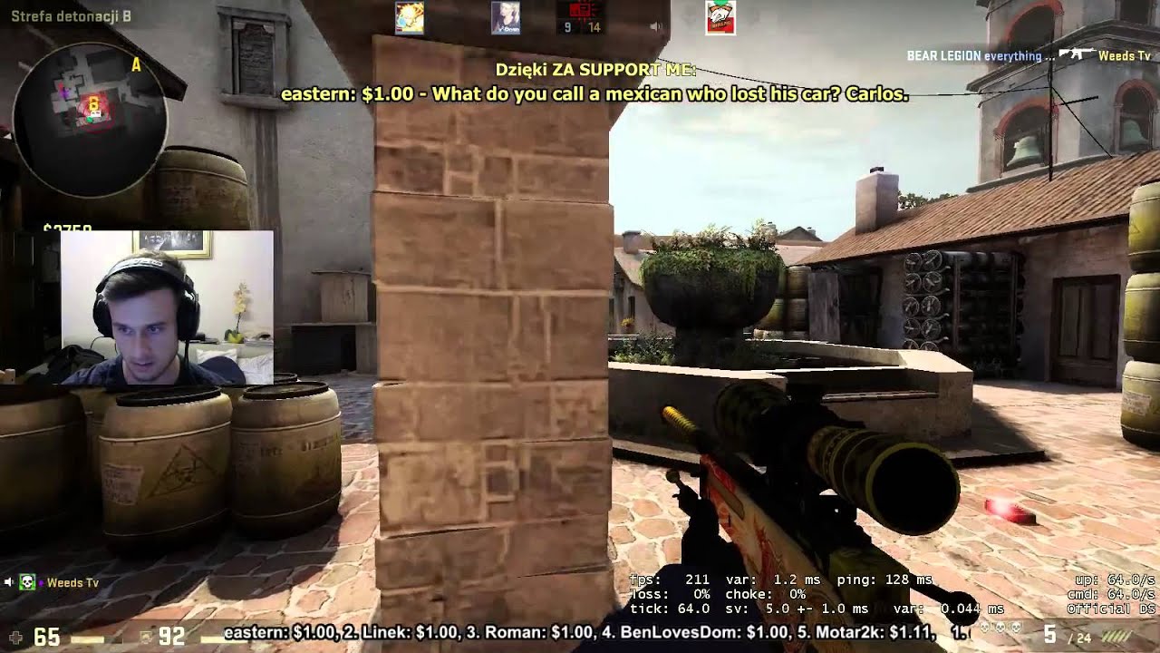 Virtus Pro pashaBiceps ace on stream