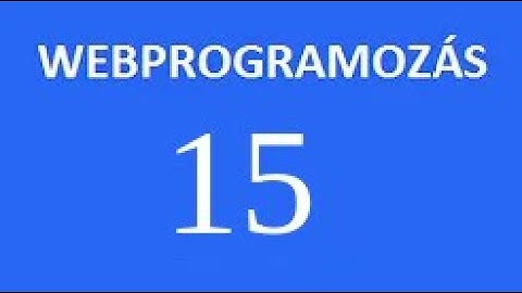 MySQL adatbáziskezelés: phpMyAdmin (webprogramozás 15. rész)