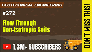 Flow through Non Isotropic Soils | Seepage Analysis | Geotechnical Engineering - GATE