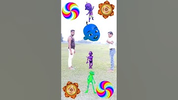 Upin Ipin Head to dancing frog,, joker,, gorilla & red dame tu cosita -#vfxsanjit51 #funny #shorts