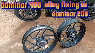 fixing dominar 400 alloy in dominar 250 | 1st time | with full details