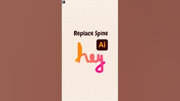 Use of Replace Spine in illustrator| Adobe Illustrator Tutorial | #graphicdesign #design #designer